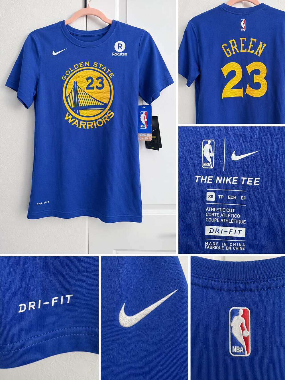 Nike Golden State Warriors Draymond Green #23 Name & Number Performance Dri-FIT